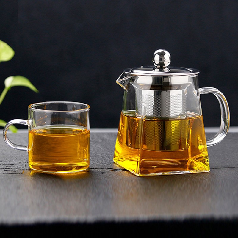 Glass Teapot with Tea Separator Glass Teapot with Tea Separator
