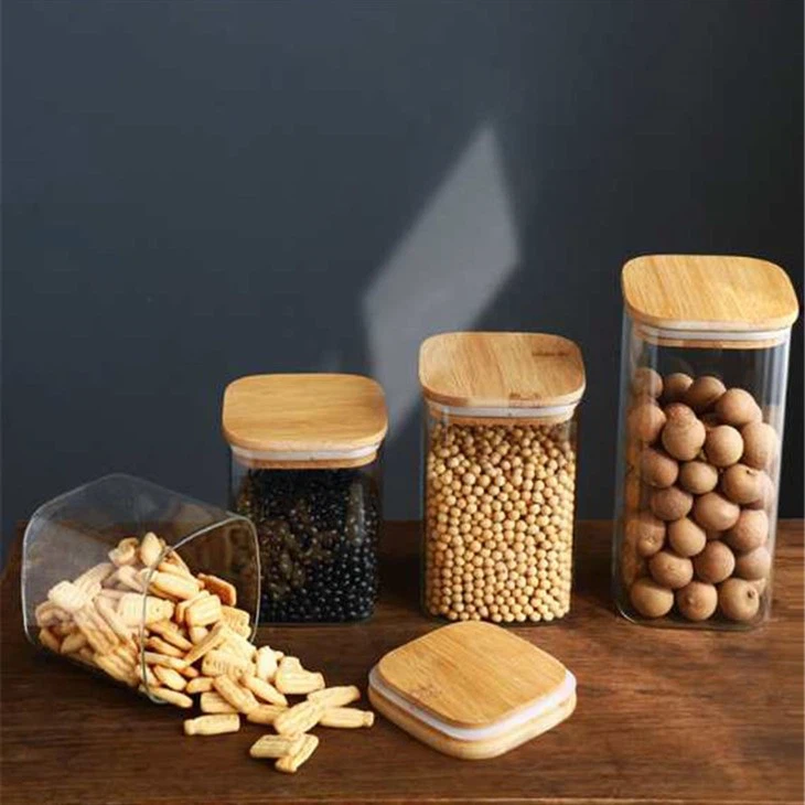 High Borosilicate Transparent Glass Storage Tank