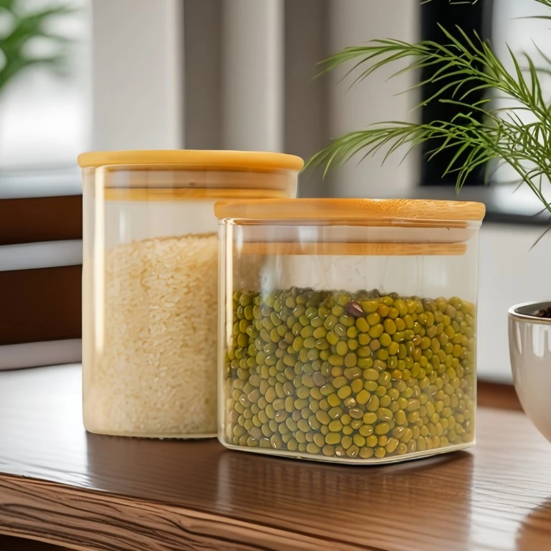 Transparent Borosilicate Sealed Jar Transparent Borosilicate Sealed Jar